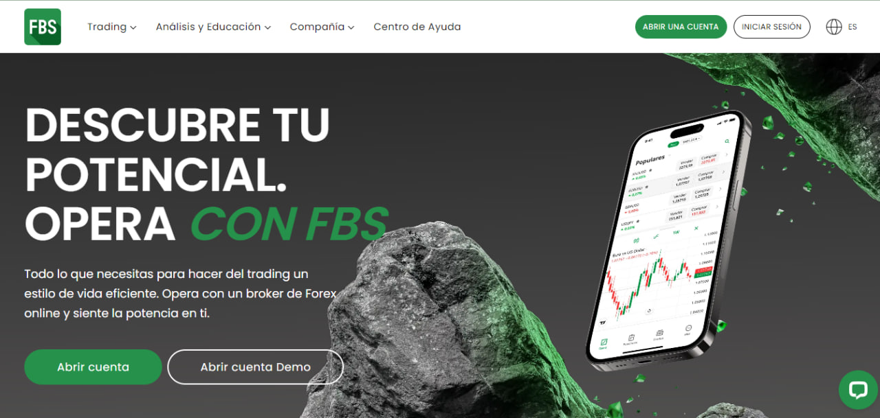 FBS website screenshot